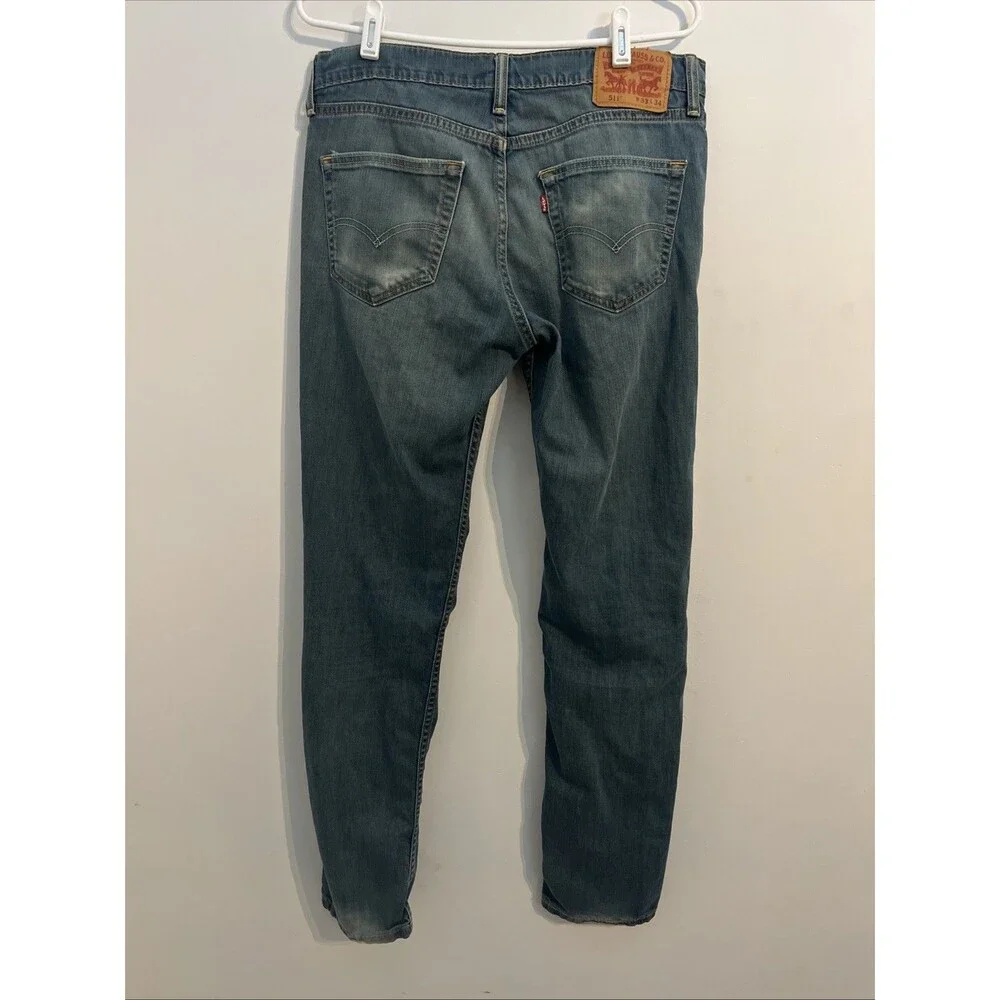 Levi's Men's Jeans 511'‎ W33 L34 Distressed